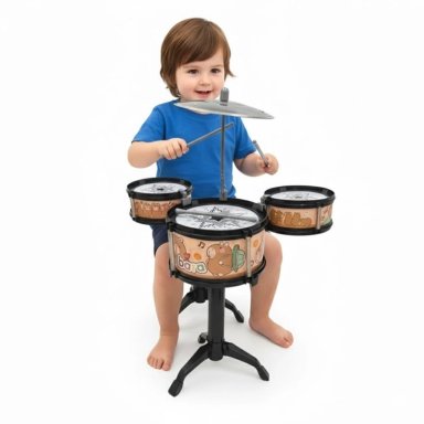 PACK X 3 BATERIA DE JUGUETE LA CAPIBATERIA INSTRUMENTO MUSICAL DE JUGUETE - 1