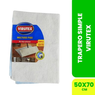 PACK X 4 TRAPERO DE ALGODON SIMPLE 50×70 – VIRUTEX - 2
