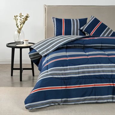 PLUMON ESTAMPADO 2 PLAZAS / MARINO – AMERICAN FAMILY BY CANNON - 1
