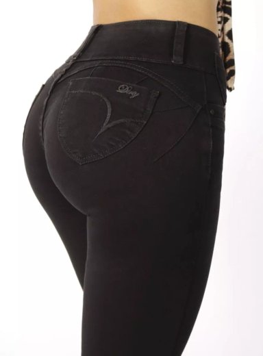 JEANS UNISEX DIRTY JEANS NEGRO PITIILO DIRTY JE2619N - 4