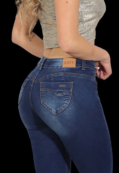 JEANS FLARE AZUL MUJER JE3946A - 4