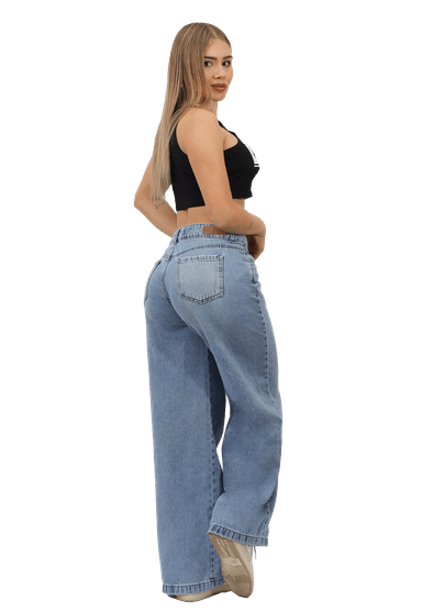 JEANS MUJER WIDE LEG JE4012C - 2