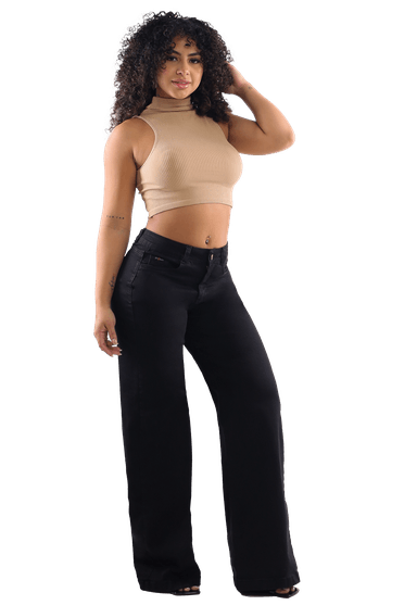 JEANS MUJER WIDE LEG JE3905ND - 1