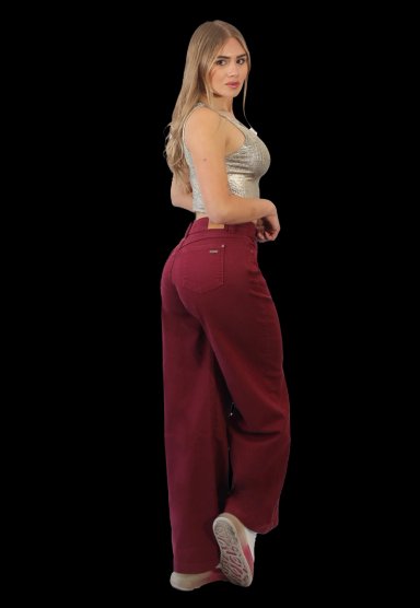 JEANS MUJER WIDE LEG JE3905BU - 2