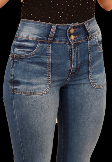JEANS FLARE MUJER JE3909A - 3