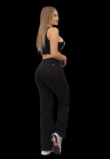 JEANS CARGO MUJER JE3978G - 2