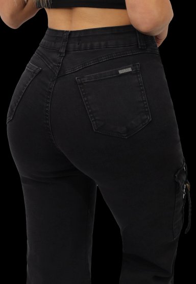 JEANS CARGO MUJER JE3978G - 4
