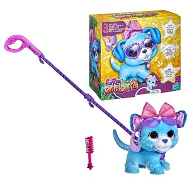 PELUCHE FURREAL ROCKALOTS PERRO AZUL - 2