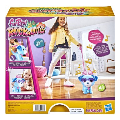 PELUCHE FURREAL ROCKALOTS PERRO AZUL - 3