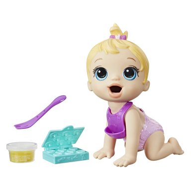 MUÑECA BABY ALIVE BEBE HORA DE COMER RUBIA - 1
