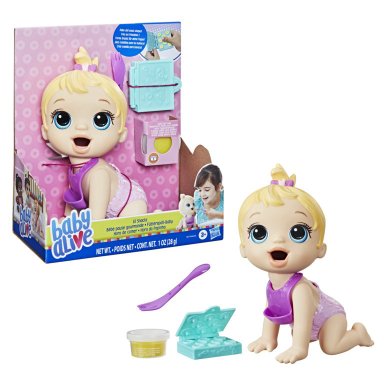MUÑECA BABY ALIVE BEBE HORA DE COMER RUBIA - 3