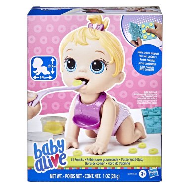 MUÑECA BABY ALIVE BEBE HORA DE COMER RUBIA - 4