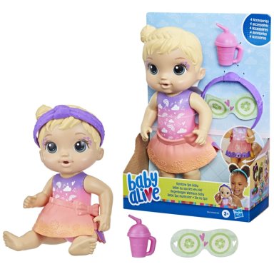 MUÑECA BABY ALIVE BEBE  SPA MULTICOLOR RUBIA - 2