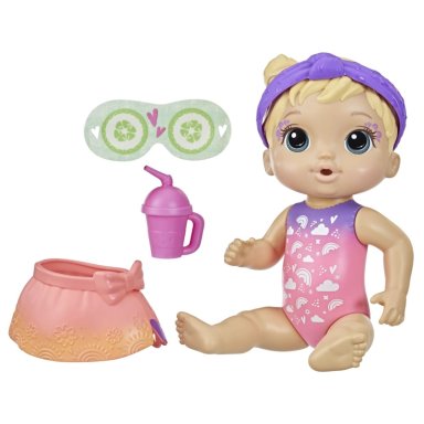MUÑECA BABY ALIVE BEBE  SPA MULTICOLOR RUBIA - 3