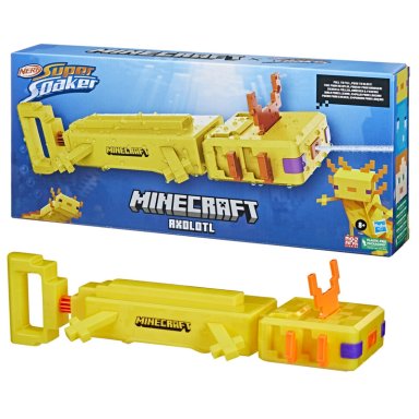 LANZADOR DE AGUA SUPER SOAKER MINECRAFT AXOLOTL - 3