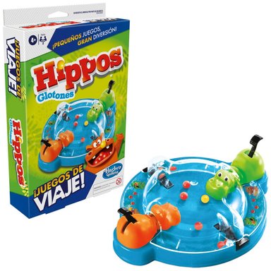 JUEGO DE MESA HASBRO GAMING HIPPOS GLOTONES GRAB AND GO - 3