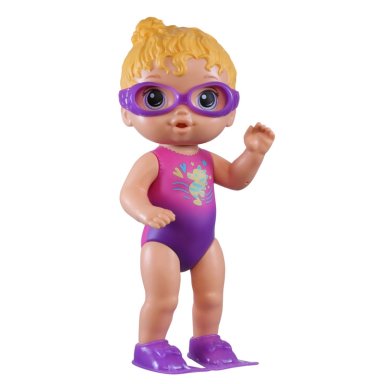 MUÑECA BABY ALIVE SUNNY LA NADADORA PELO RUBIO - 1