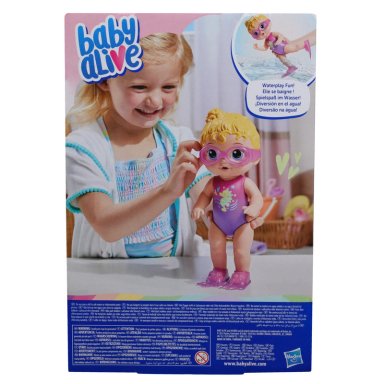 MUÑECA BABY ALIVE SUNNY LA NADADORA PELO RUBIO - 4