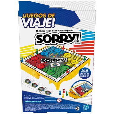 JUEGO DE MESA HASBRO GAMING SORRY! GRAB AND GO - 4