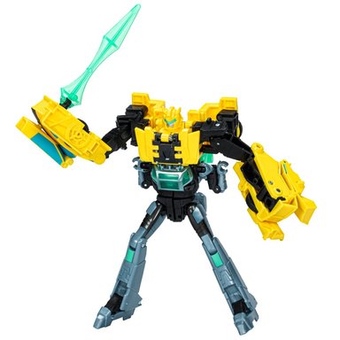 FIGURA DE ACCIÓN TRANSFORMERS EARTHSPARK CYBER-COMBINER BUMBLEBEE Y MO MALTO - 2