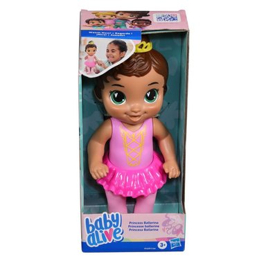 MUÑECA BABY ALIVE PRINCESA BAILARINA CABELLO CASTAÑO - 2