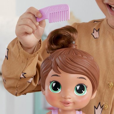 MUÑECA BABY ALIVE BURBUJAS RELAJANTES SOPHIA SPARKLE CABELLO CASTAÑO - 9