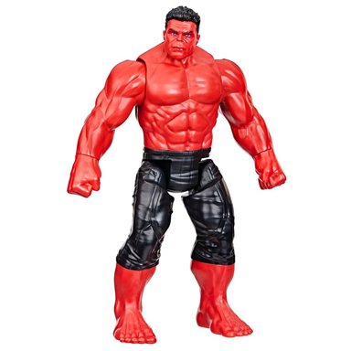 FIGURA ACCIÓN MARVEL TITAN HERO SERIES CAPITÁN AMÉRICA BRAVE NEW WORLD HULK ROJO - 1