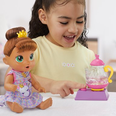 MUÑECA BABY ALIVE FIESTA DE TÉ BURBUJEANTE SOPHIA SPARKLE - 7