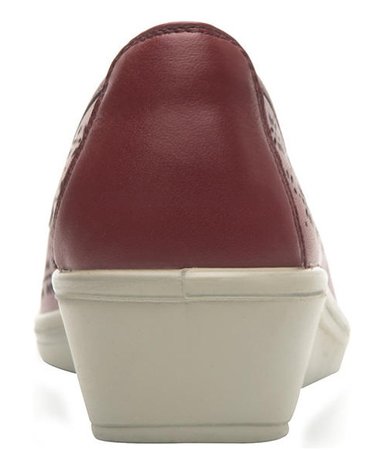 ZAPATO FLEXI MUJER CUERO CASTAÑA ROJO - 6