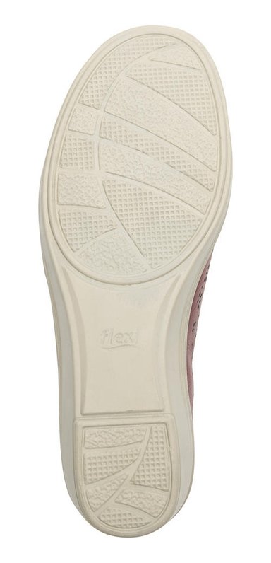 ZAPATO FLEXI MUJER CUERO CASTAÑA ROJO - 8