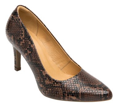 ZAPATO FLEXI MUJER IDRIS VIBORA CAFE - 1