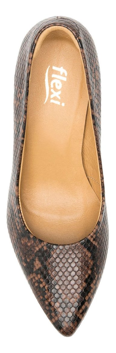 ZAPATO FLEXI MUJER IDRIS VIBORA CAFE - 6