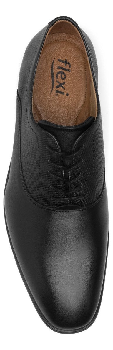 ZAPATO FLEXI HOMBRE CUERO CRYPTO NEGRO - 6