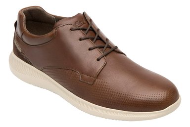 ZAPATILLAS HOMBRE FLEXI CASUALES CAFÉ CUERO HIKA - 1