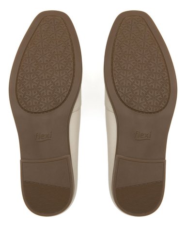 MOCASINES MUJER FLEXI CUERO HAYEK 126601 BLANCO PERLA - 7