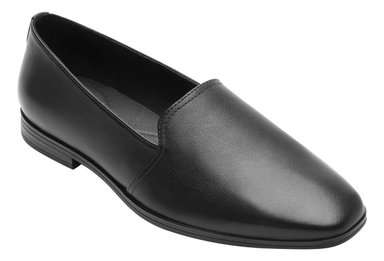 MOCASINES MUJER FLEXI CUERO NEGRO HAYEK 126601 - 2