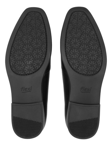 MOCASINES MUJER FLEXI CUERO NEGRO HAYEK 126601 - 7