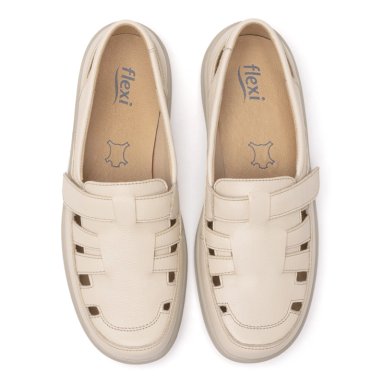 ZAPATO FLEXI MUJER ACAI 128702 BLANCO AVENA - 6