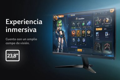 MONITOR GAMER KG241Y / 23,8 PULGADAS IPS / FHD  / 180 HZ /  1 MS VR - 3