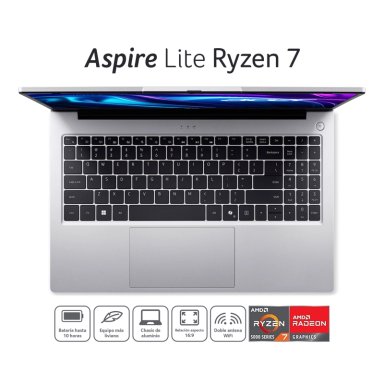 NOTEBOOK ASPIRE LITE AL15-41P-R0ZY-3 AMD RYZEN 7 16GB RAM 512GB SSD 15,6" FHD - 2
