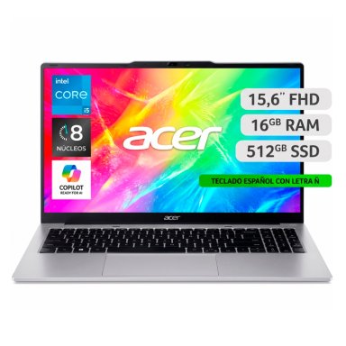 NOTEBOOK ACER ASPIRE LITE AL15-71P-53YC-1 INTEL CORE I5 16GB RAM 512GB SSD 15,6" FHD - 1