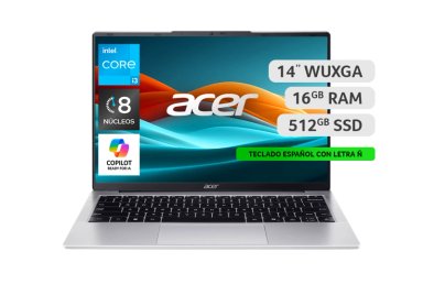 NOTEBOOK ASPIRE LITE AL14-31P-31TH-1 INTEL CORE I3 16GB RAM 512GB SSD 14" WUXGA - 1