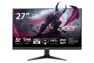 MONITOR GAMER ACER NITRO VG270 27" IPS FHD FRECUENCIA 180 HZ 0.5MS - 1