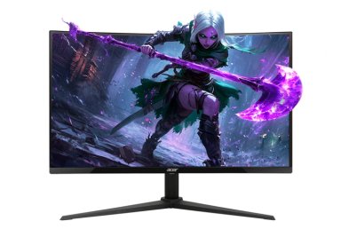 MONITOR GAMER CURVO ACER XZ270 27" FHD 1MS 240HZ CURVATURA 1500RPANEL VA ZERO-FRAME FREESYNC - 2