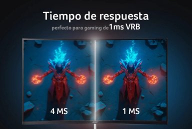MONITOR GAMER CURVO ACER EDA320Q 31.5" FHD PANEL VA ZERO-FRAME TASA DE REFRESCO 1MS 180HZ - 2