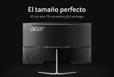 MONITOR GAMER CURVO ACER EDA320Q 31.5" FHD PANEL VA ZERO-FRAME TASA DE REFRESCO 1MS 180HZ - 5