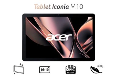TABLET ACER ICONIA TAB M10-11-82HE-1 PANTALLA 10,1" WUXGA ROSE GOLD  128GB ALMACENAMIENTO ANDROID 12 - 1