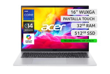 NOTEBOOK TOUCH ASPIRE GO AG16-71PT-91CE-1 INTEL CORE I9 32GB RAM 512GB SSD 16" WUXGA - 1