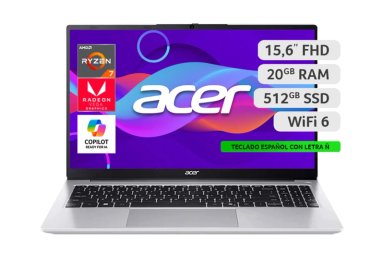 NOTEBOOK ACER ASPIRE LITE AL15-43P-R3UW-5 AMD RYZEN 7 20GB RAM 512GB SSD 15,6" FHD - 1