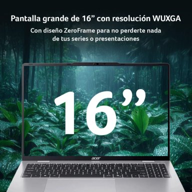 NOTEBOOK IA ASPIRE LITE AL16-53P-578Y-3 INTEL CORE ULTRA 5 8GB RAM 512GB SSD 16" WUXGA - 2